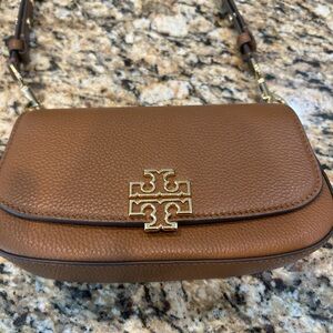 Tory Burch Brown Leather Crossbody Bag